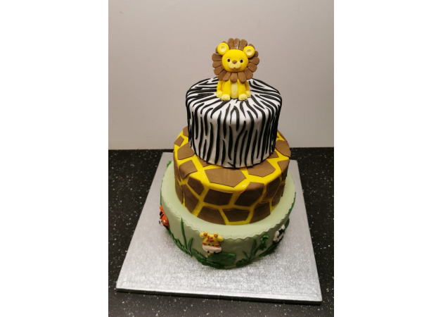 Gâteau à étages savane