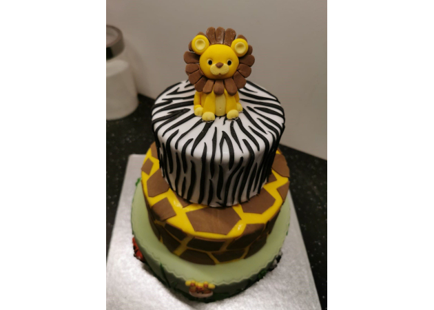 Gâteau à étages savane