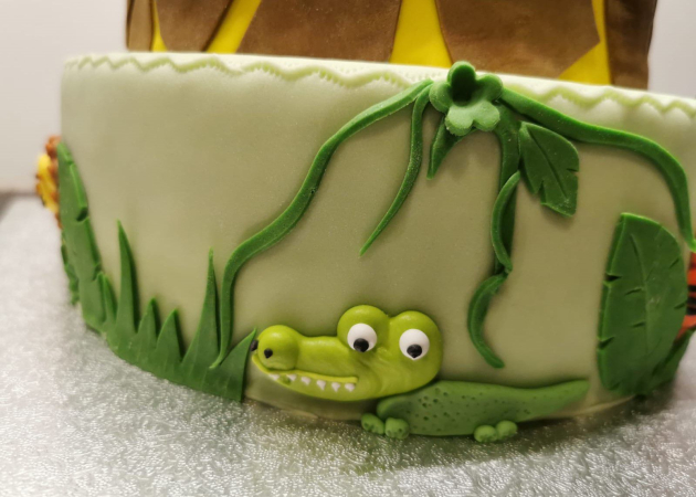 Gâteau à étages savane